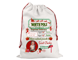 North Pole Santa Gift Sacks